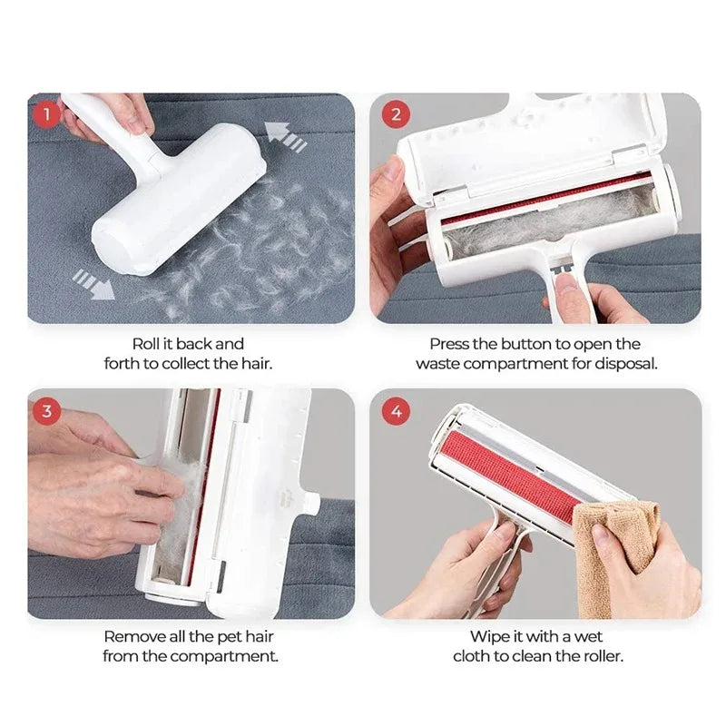 Pet Hair Remover Roller – Self-Cleaning Lint Roller for Dog & Cat Hair