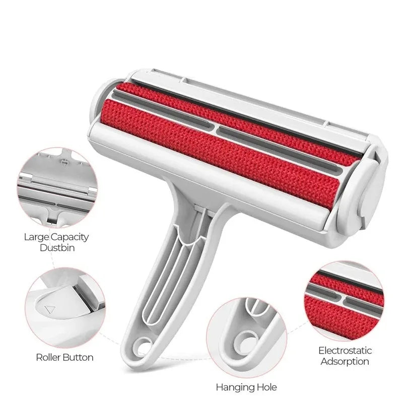 Pet Hair Remover Roller – Self-Cleaning Lint Roller for Dog & Cat Hair