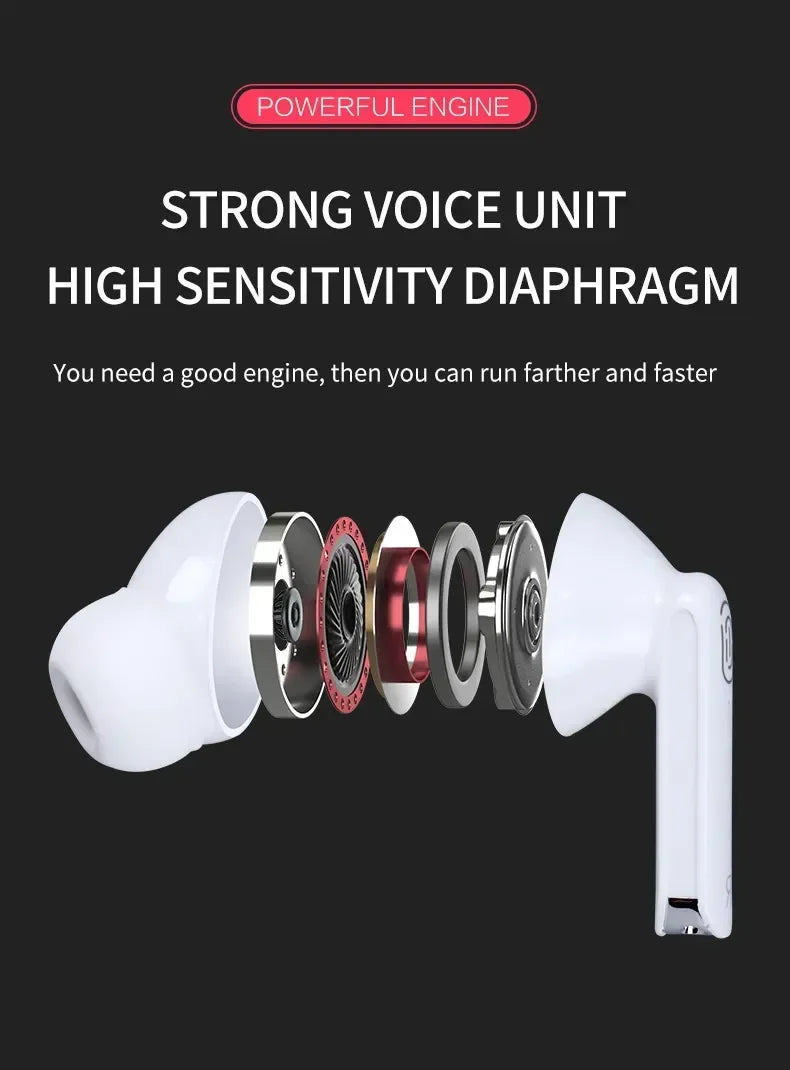 TWS Air Pro Wireless Earbuds – Bluetooth 5.0 Touch Control Earphones with Mic