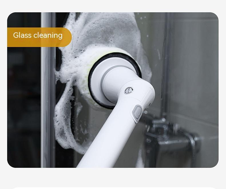 Electric Spin Scrubber with Long Extendable Handle – Cordless