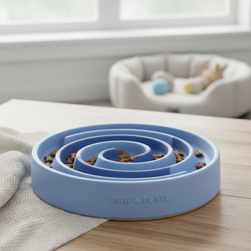 Slow Feeder Dog Bowl – Anti-Bloat Puzzle Bowl for Dogs & Cats