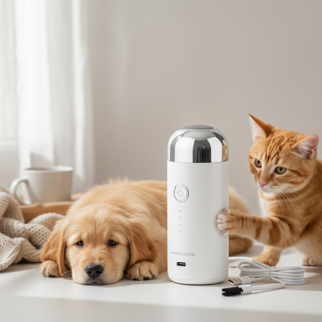 Electric Pet Nail Grinder – Quiet & Safe Nail Trimmer for Dogs & Cats