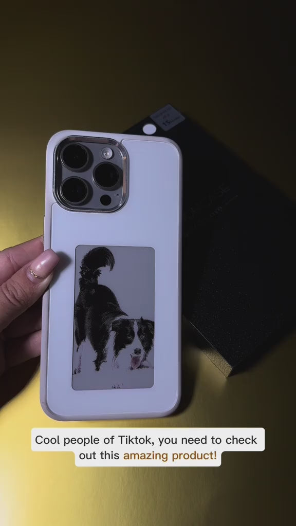 E-Ink DIY Phone Case - Customizable Digital Drawing & Display Case