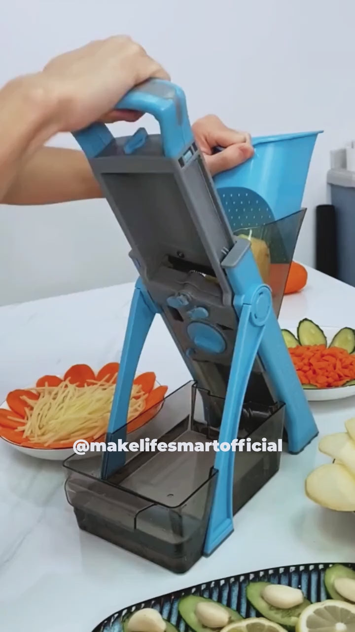 13-in-1 Vegetable Chopper & Slicer – Multi-Functional Food Cutter & Dicer