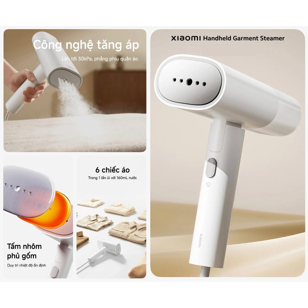Vacuum Steamer for Clothes – Portable Handheld Garment Steamer & Wrinkle Remover