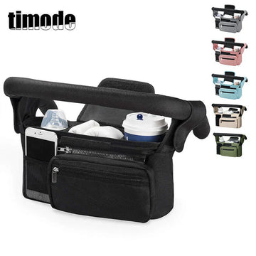 Baby Stroller Organizer With Non-Slip Strap – Secure Handlebar Bag for Parents
