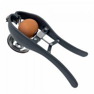 Stainless Steel Egg Cracker and Separator Tool - 2-in-1 Egg Cracker & Yolk Separator