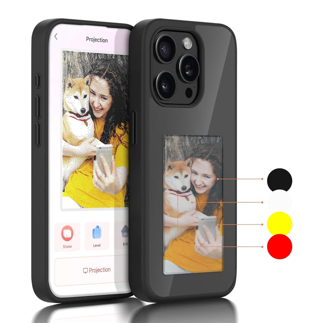 E-Ink DIY Phone Case - Customizable Digital Drawing & Display Case