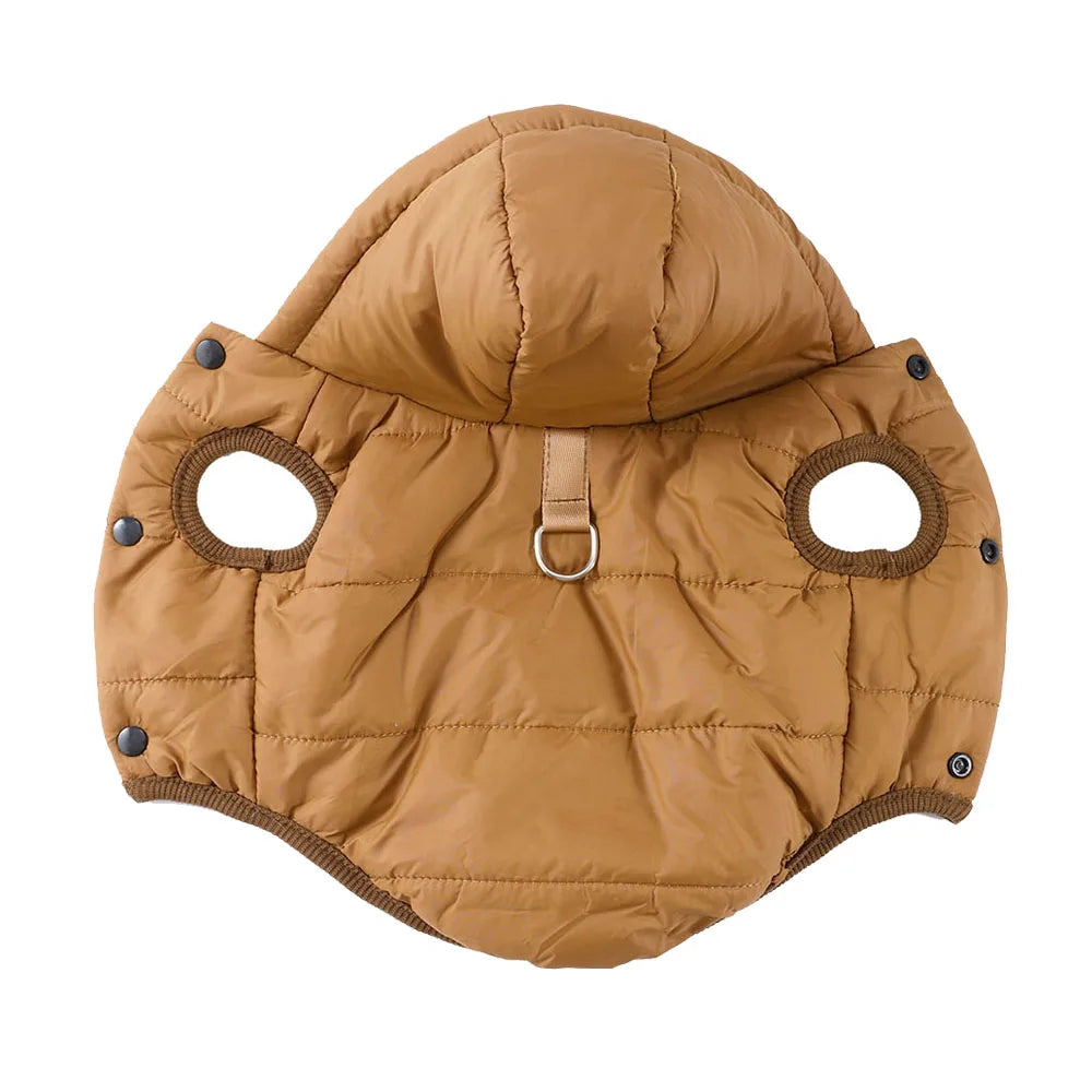 Cozy Hooded Pet Jacket - Warm Fleece Hoodie for Dogs & Cats