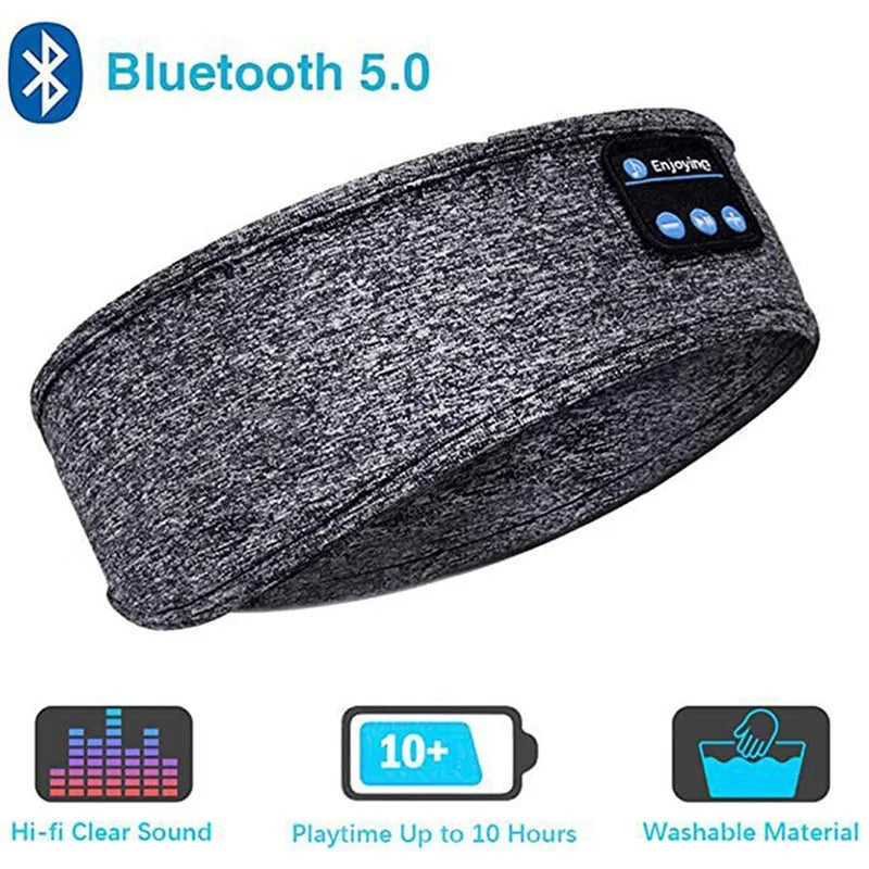 Bluetooth Music Headband – Wireless Sleep & Sports Headphones