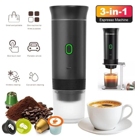 Portable Coffee Maker – Compact Travel Coffee Brewer for Home, Office & Outdoors