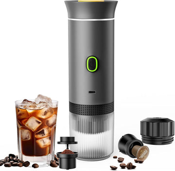 Portable Espresso Coffee Maker – Compact Travel Coffee Machine for Rich Espresso