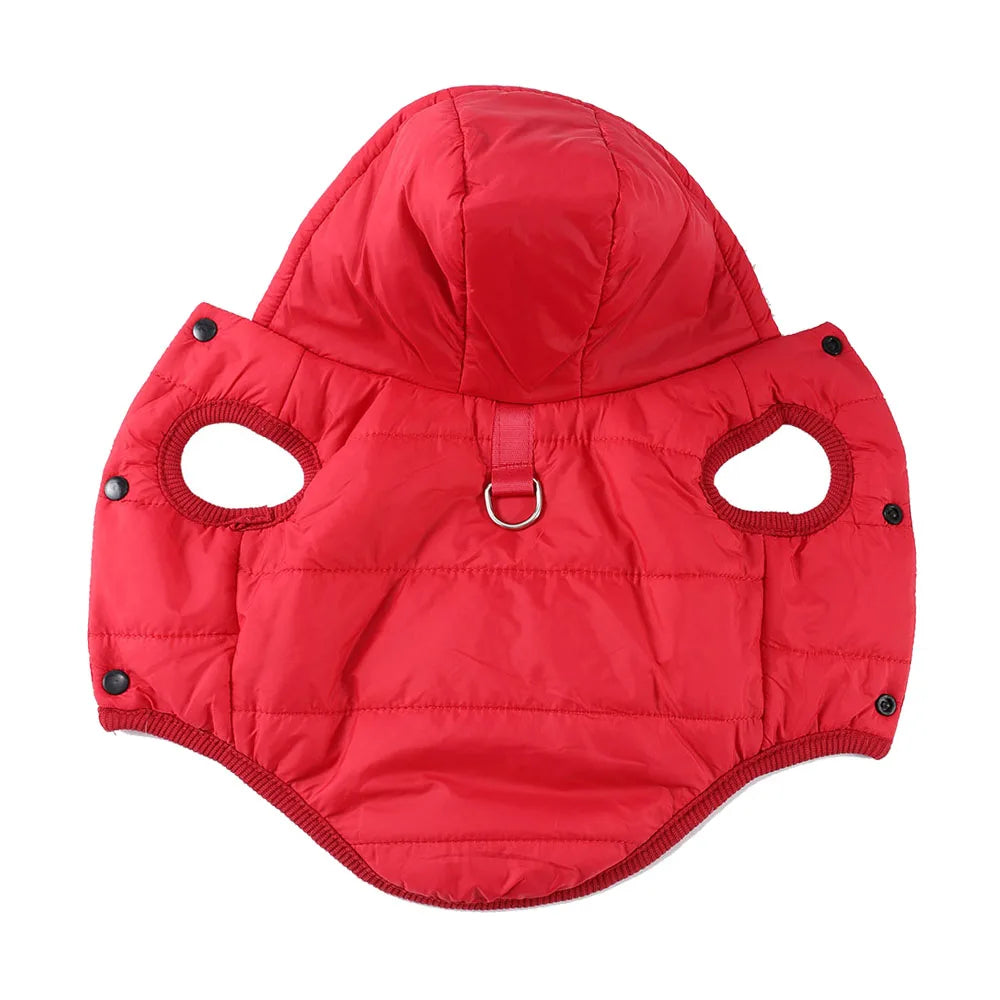 Cozy Hooded Pet Jacket - Warm Fleece Hoodie for Dogs & Cats