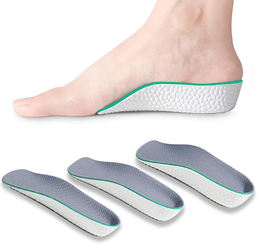 Height Increase Insoles – Invisible Elevator Shoe Inserts for Men & Women