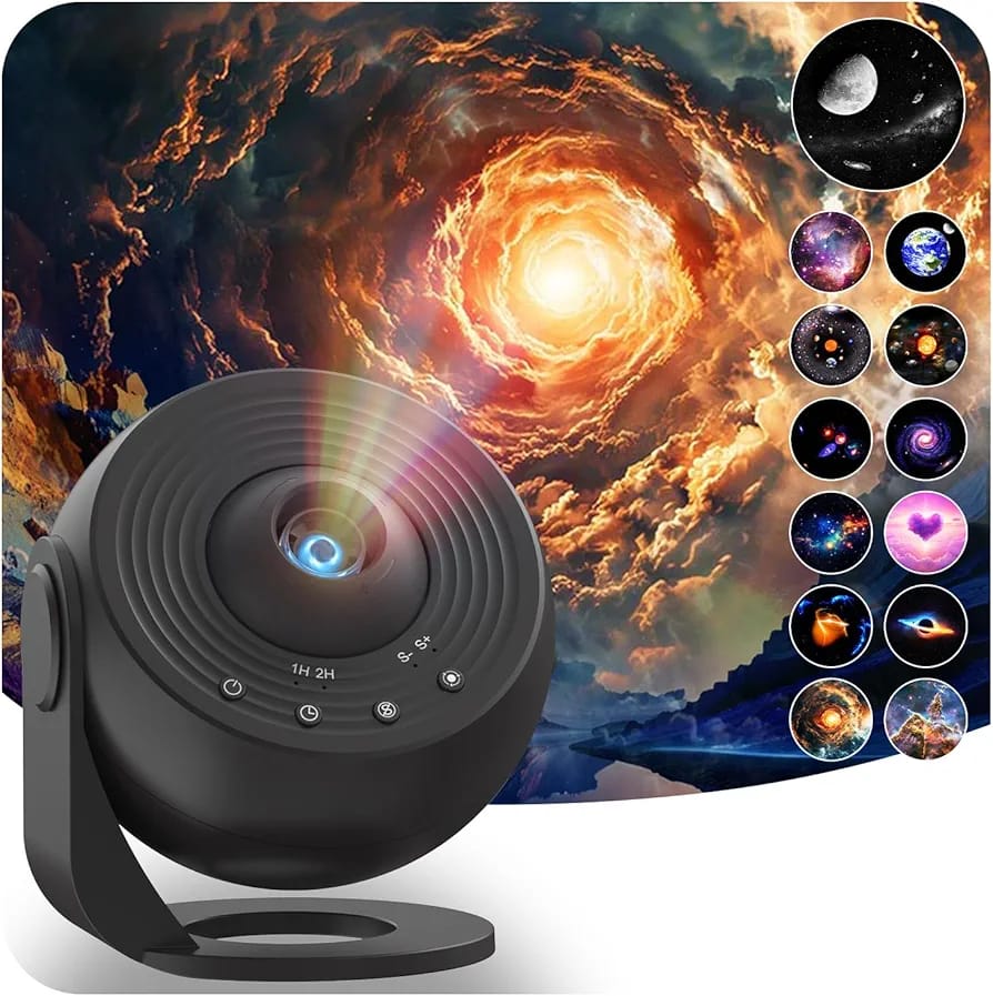 Night Light Galaxy Projector – Star & Galaxy LED Projector for Bedroom & Kids Room