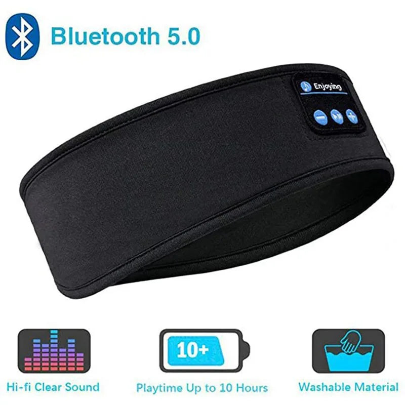Bluetooth Music Headband – Wireless Sleep & Sports Headphones