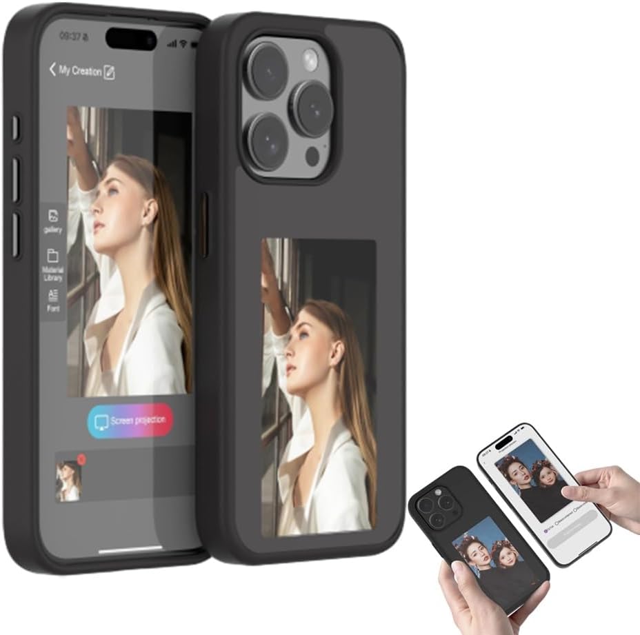 E-Ink DIY Phone Case - Customizable Digital Drawing & Display Case