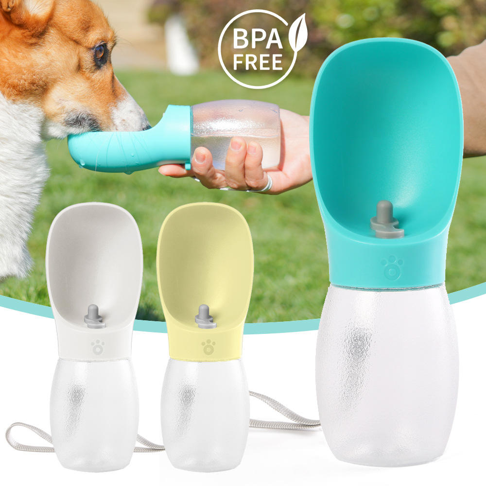 Portable Pet Water Bottle – Leak-Proof One-Hand Dispenser for Dogs & Cats