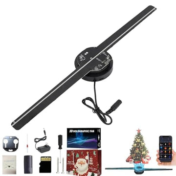 3D Hologram Fan – LED Holographic Display Projector for Home & Events