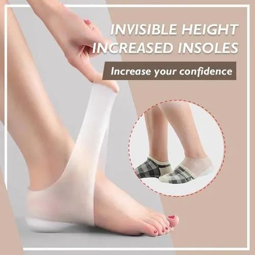 Invisible Height Increasing Socks – Discreet Heel Lift Insole Socks for Men & Women