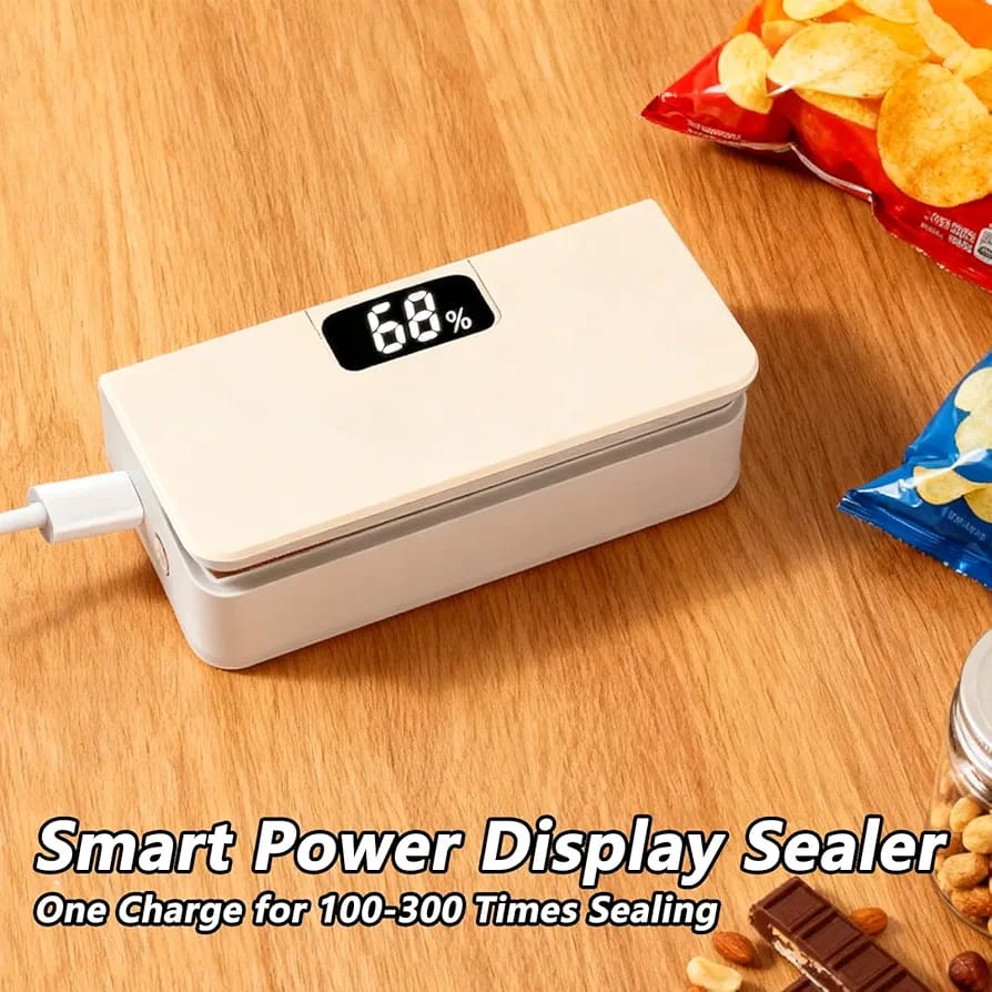 Kitchen Bag Sealer – Portable Heat Sealer for Food Freshness & Storage