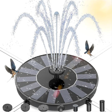 Solar Water Fountain – Outdoor Bird Bath & Garden Pond Fountain Pump