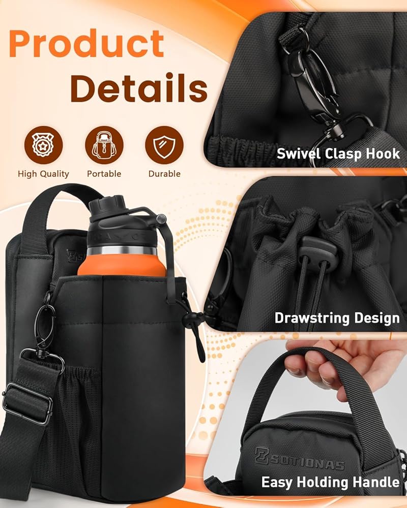 Magnetic Bottle Bag – Portable Insulated Drink Carrier with Magnetic Closure