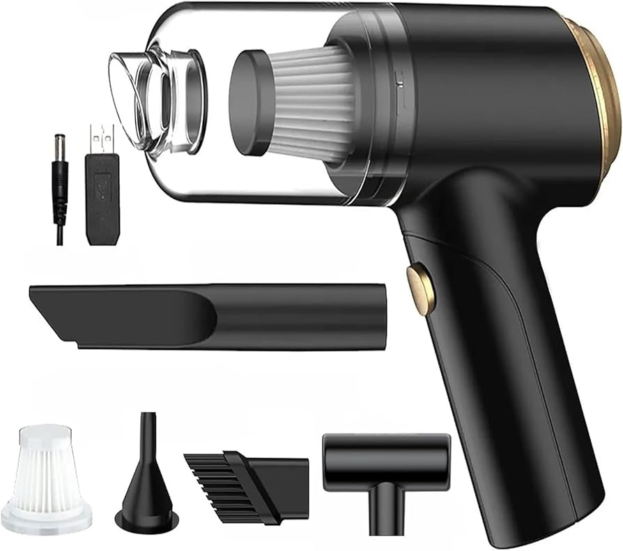 Multi-Functional Car Vacuum Cleaner & Blower - 2-in-1 Portable Wet Dry Vacuum