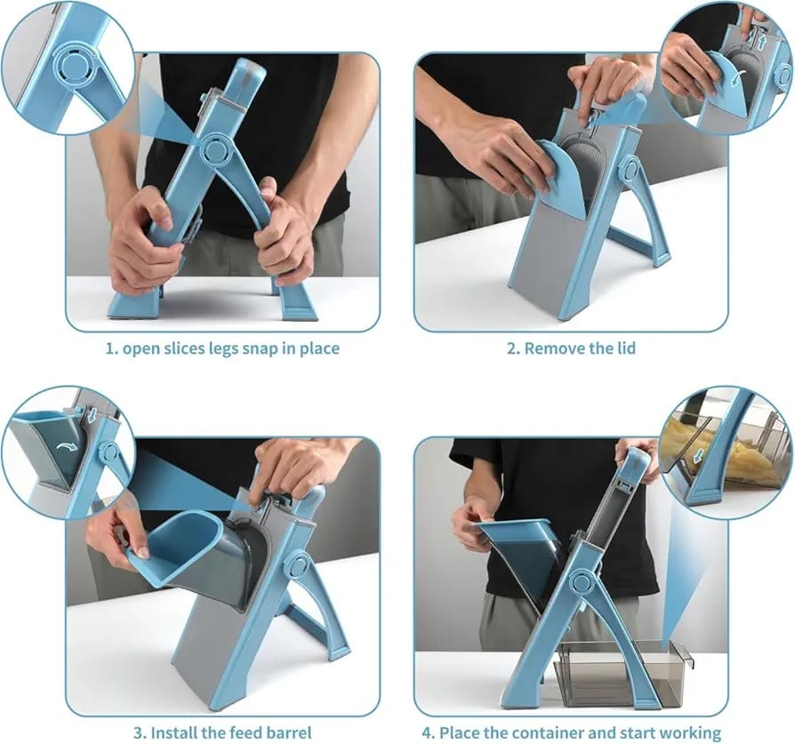 13-in-1 Vegetable Chopper & Slicer – Multi-Functional Food Cutter & Dicer
