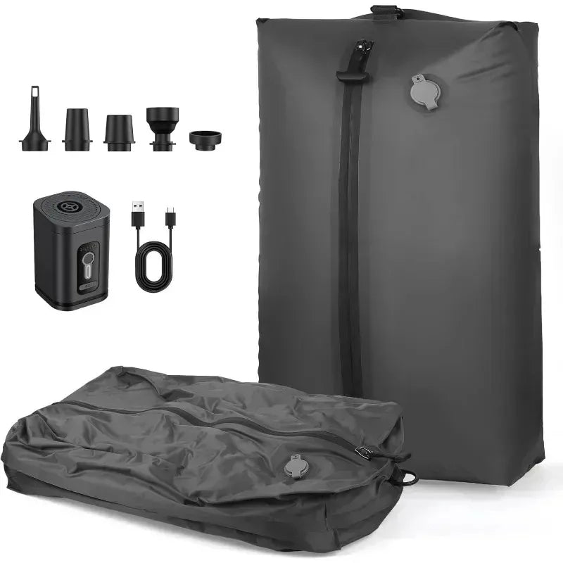 Vacuum Compression Bags with Air Pump - Space Saving Travel Storage Bags