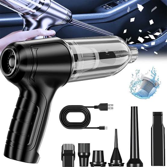 Portable Car Vacuum Cleaner & Blower – Powerful 2-in-1 Handheld Auto Cleaner